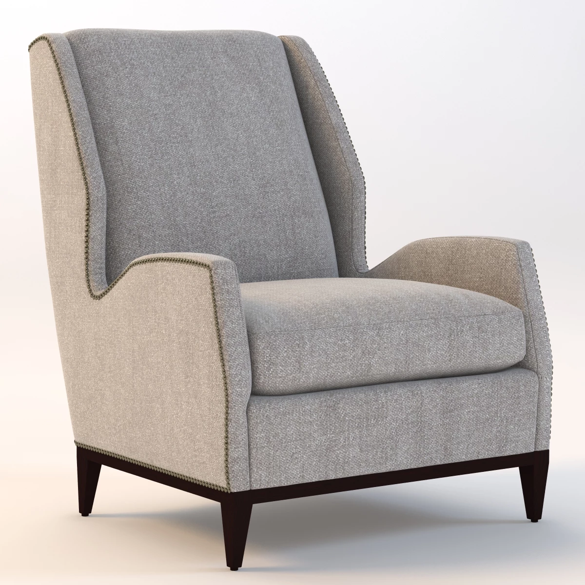 Rockhill Wing Chair 3D Model_01