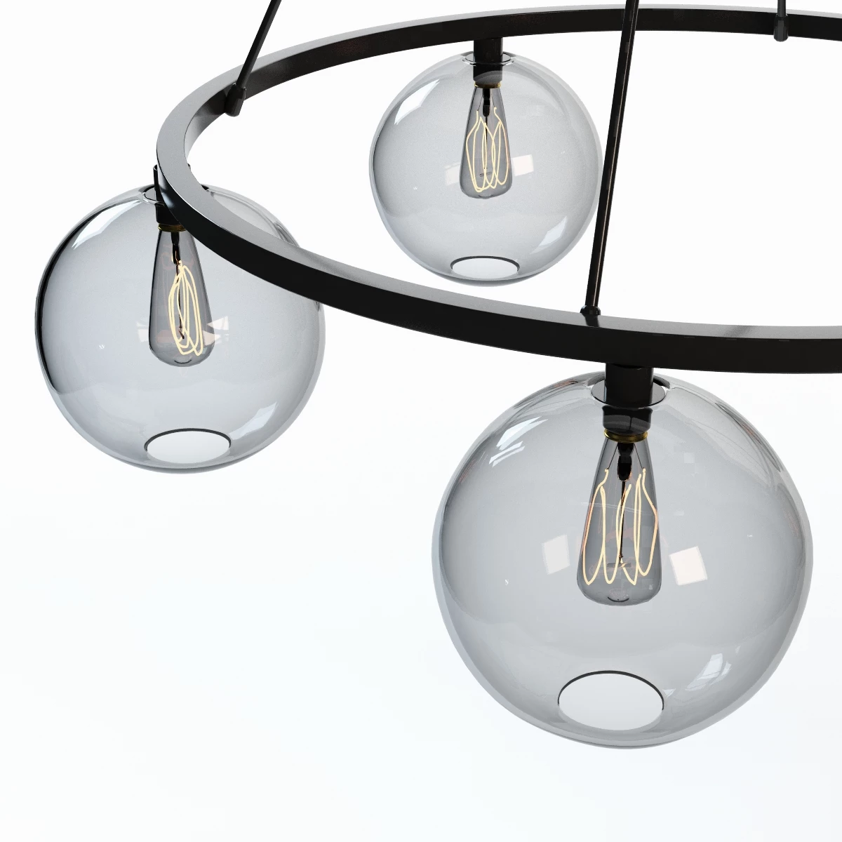 Sola 36 Modern Chandelier 3D Model_04