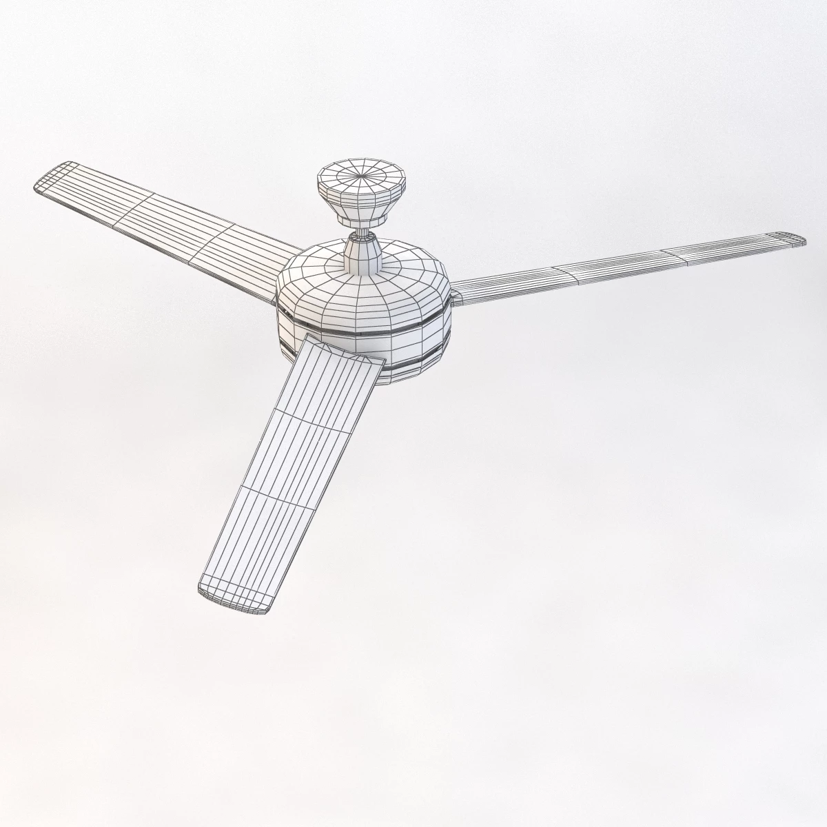 Treviento 52in Ceiling Fan 3D Model_09