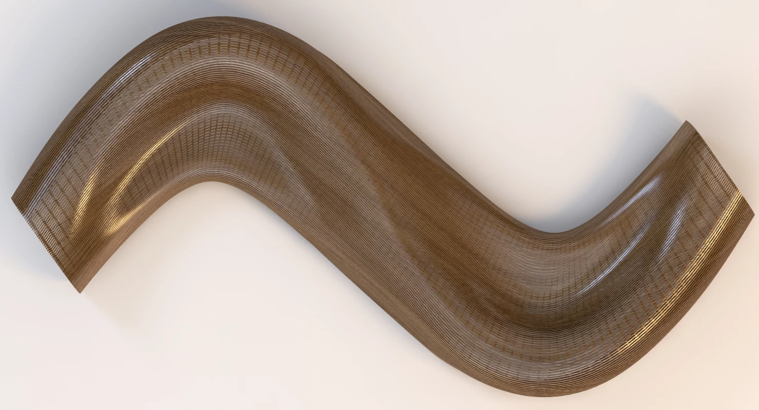 Uiliuili Bench 3D Model_09