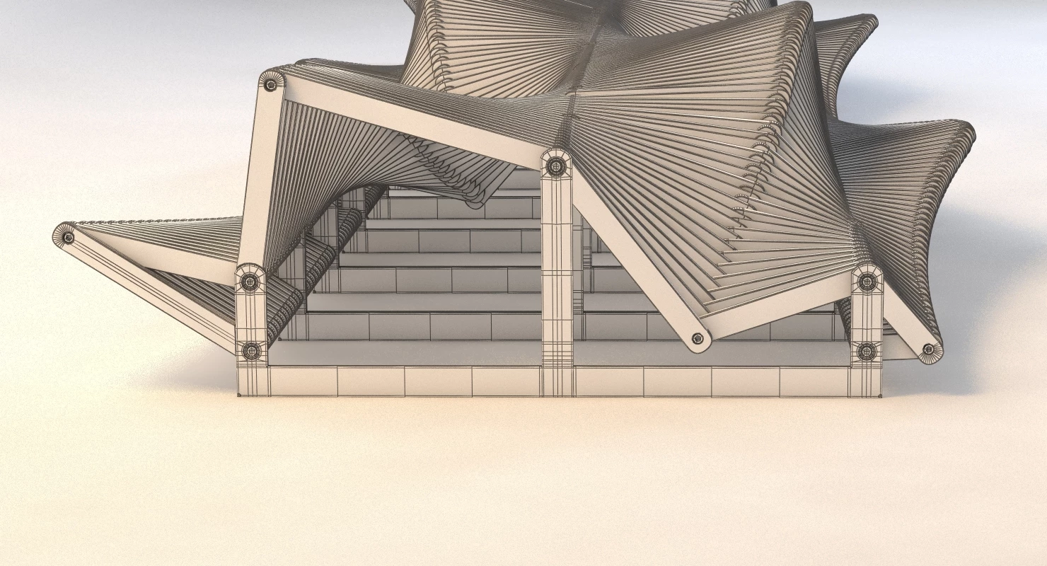 Uiliuili Bench 3D Model_012