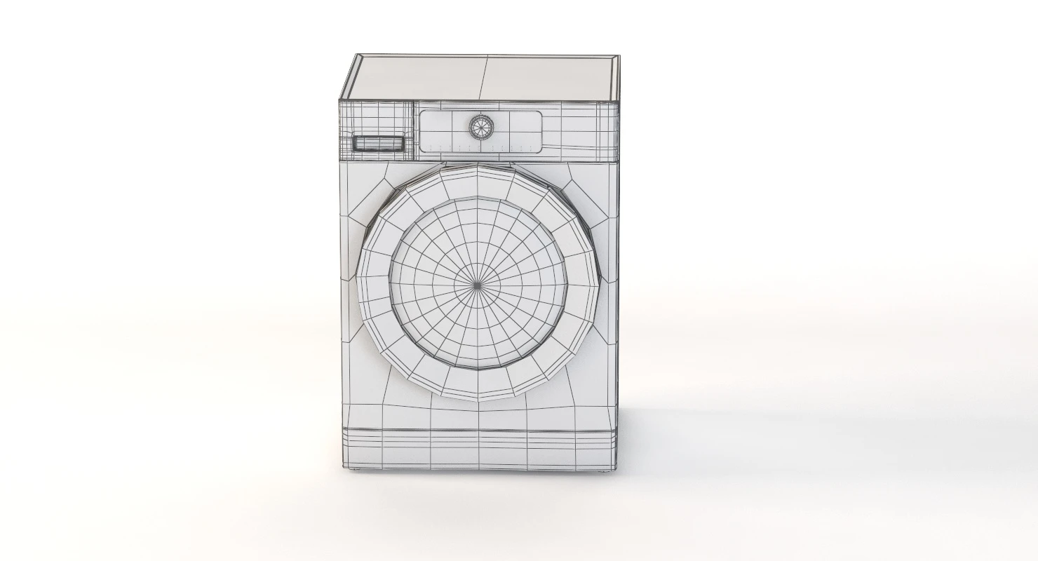 Whirlpool 2.3 Cu.Ft Compact Washer With Tumble Fresh 3D Model_011