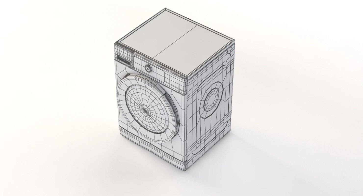 Whirlpool 2.3 Cu.Ft Compact Washer With Tumble Fresh 3D Model_012