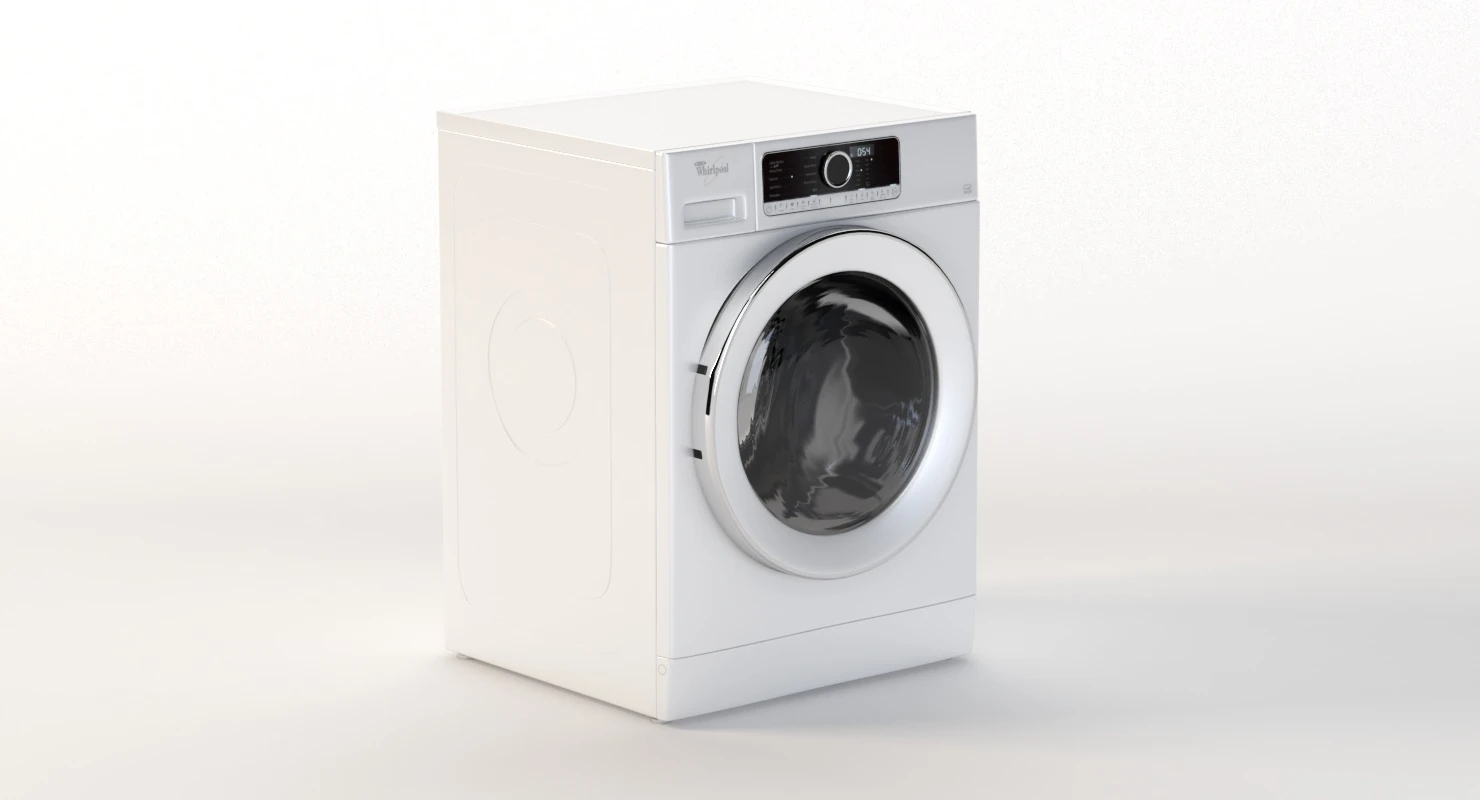 Whirlpool 2.3 Cu.Ft Compact Washer With Tumble Fresh 3D Model_05