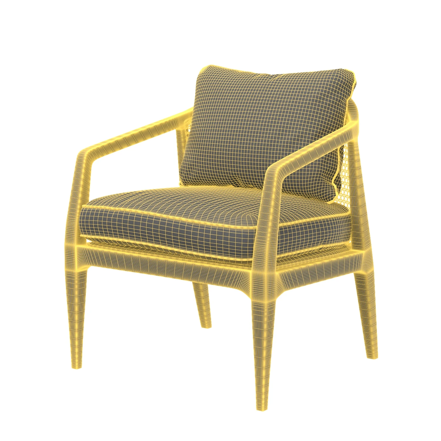 Alexandria Accent Chair 3D Model_07