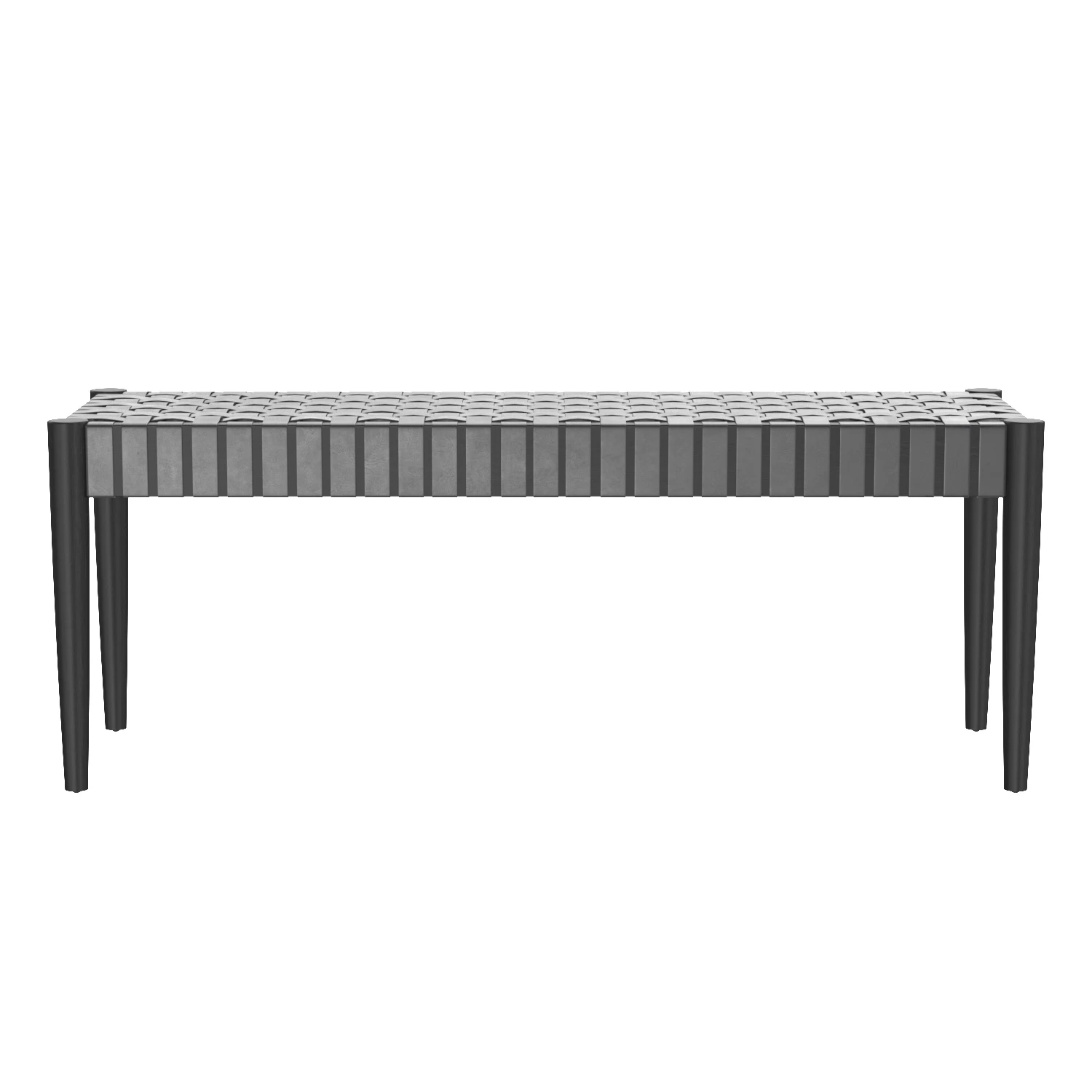 Amalia Leather Weave Bench BCH1001D 3D Model_06