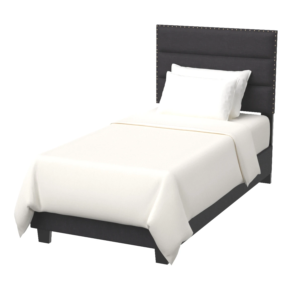 Ansa Twin Bed 3D Model_01