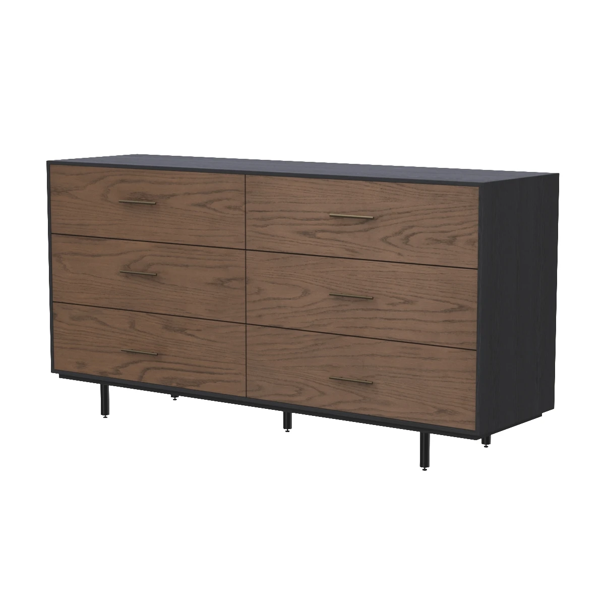 August 6 Drawer Dresser 3D Model_01
