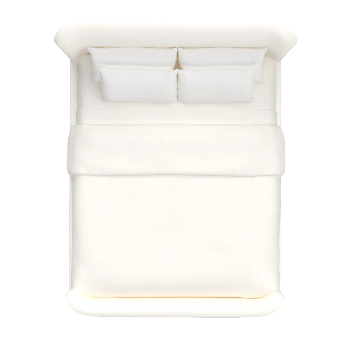 Avery Queen Bed 3D Model_04