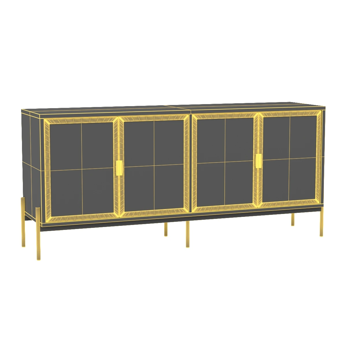 Avida Large Sideboard 3D Model_07