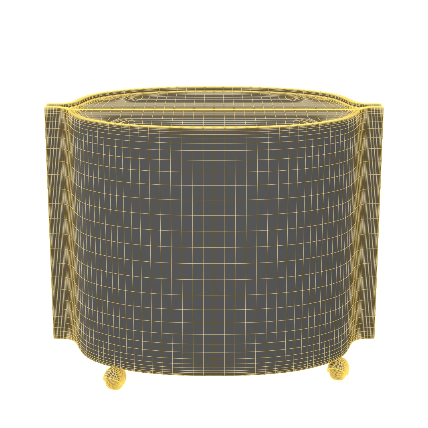 Jamaica Portable Dry Bar on Casters 3D Model_07