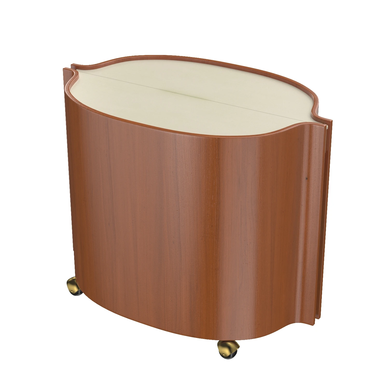 Jamaica Portable Dry Bar on Casters 3D Model_06
