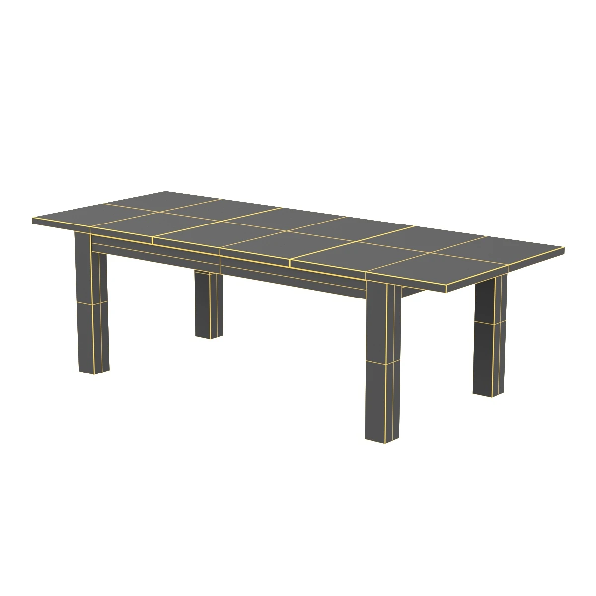 Bedford Butterfly Dining Table 3D Model_07