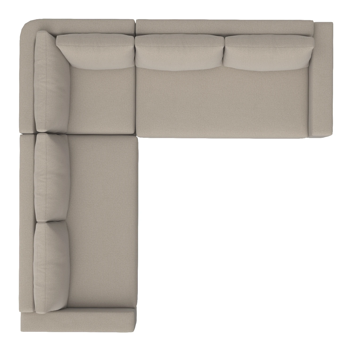 Boone 3-Piece Sectional in Various Sizes 3D Model_04