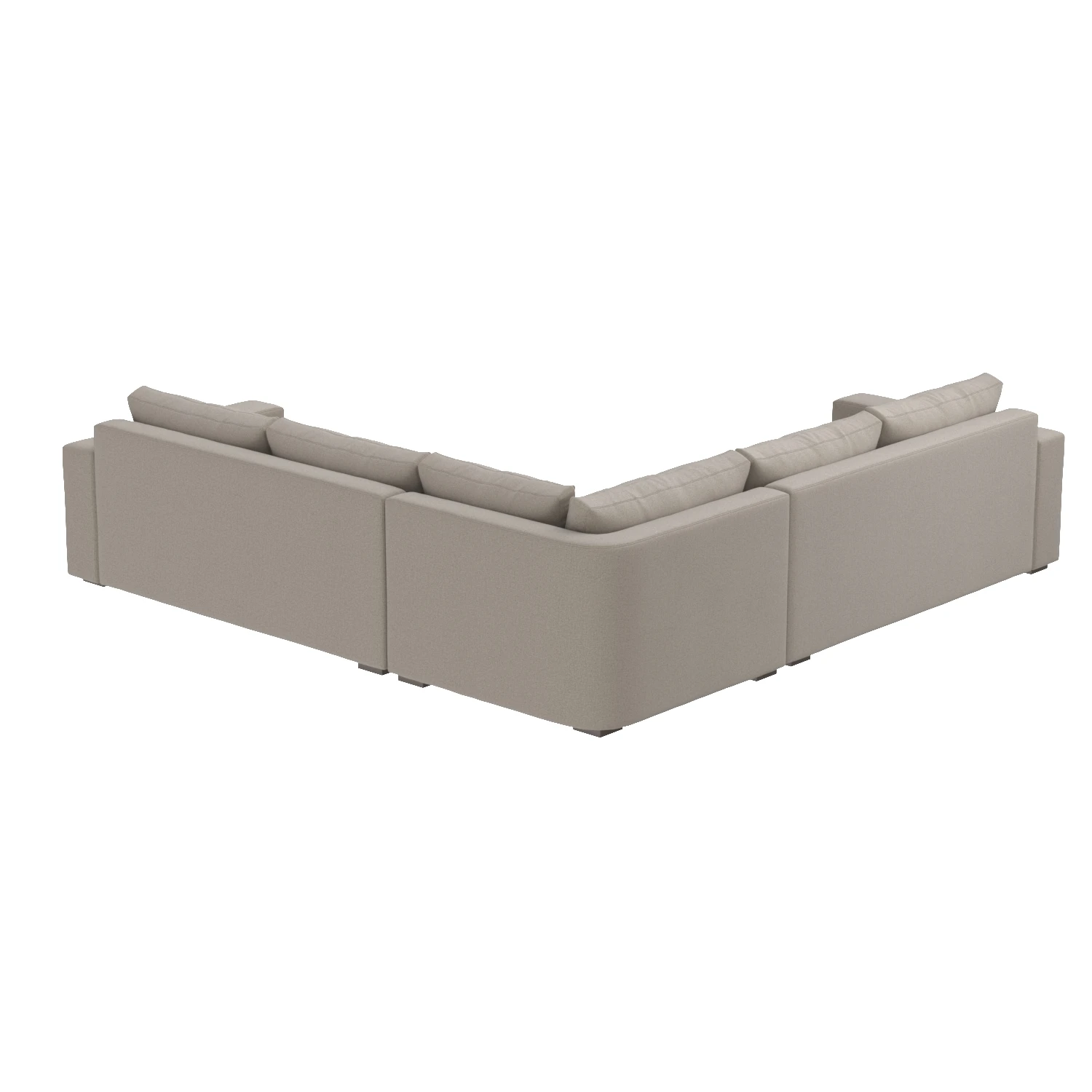 Boone 3-Piece Sectional in Various Sizes 3D Model_06