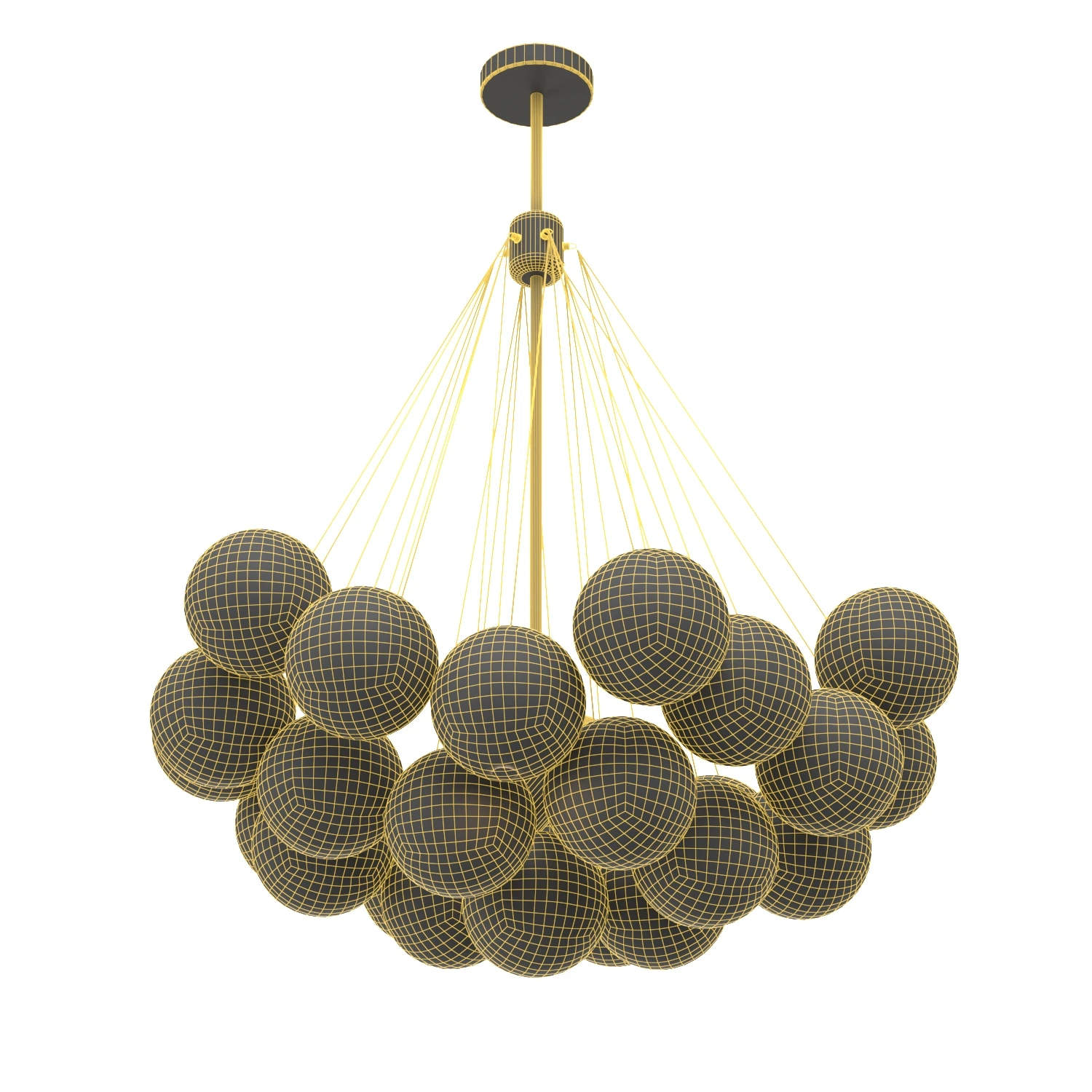 Bubble Chandelier 3D Model_07