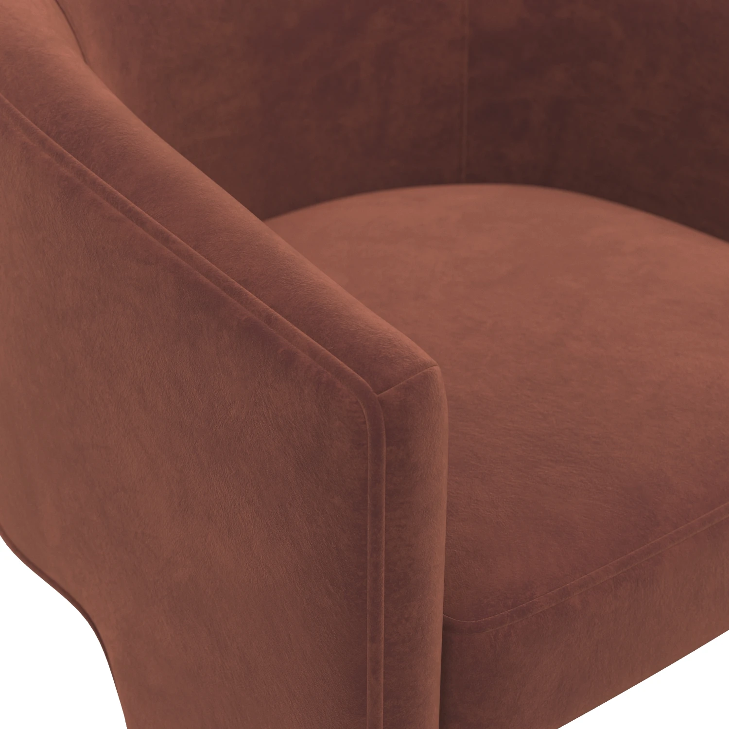 Burnt Auburn Velvet FH-109385-004 3D Model_05