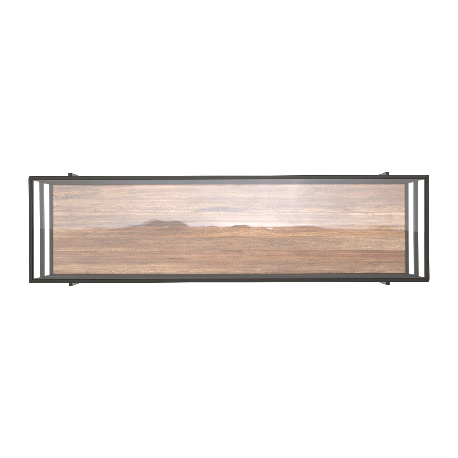 Byron Metal and Glass Media Console 3D Model_04