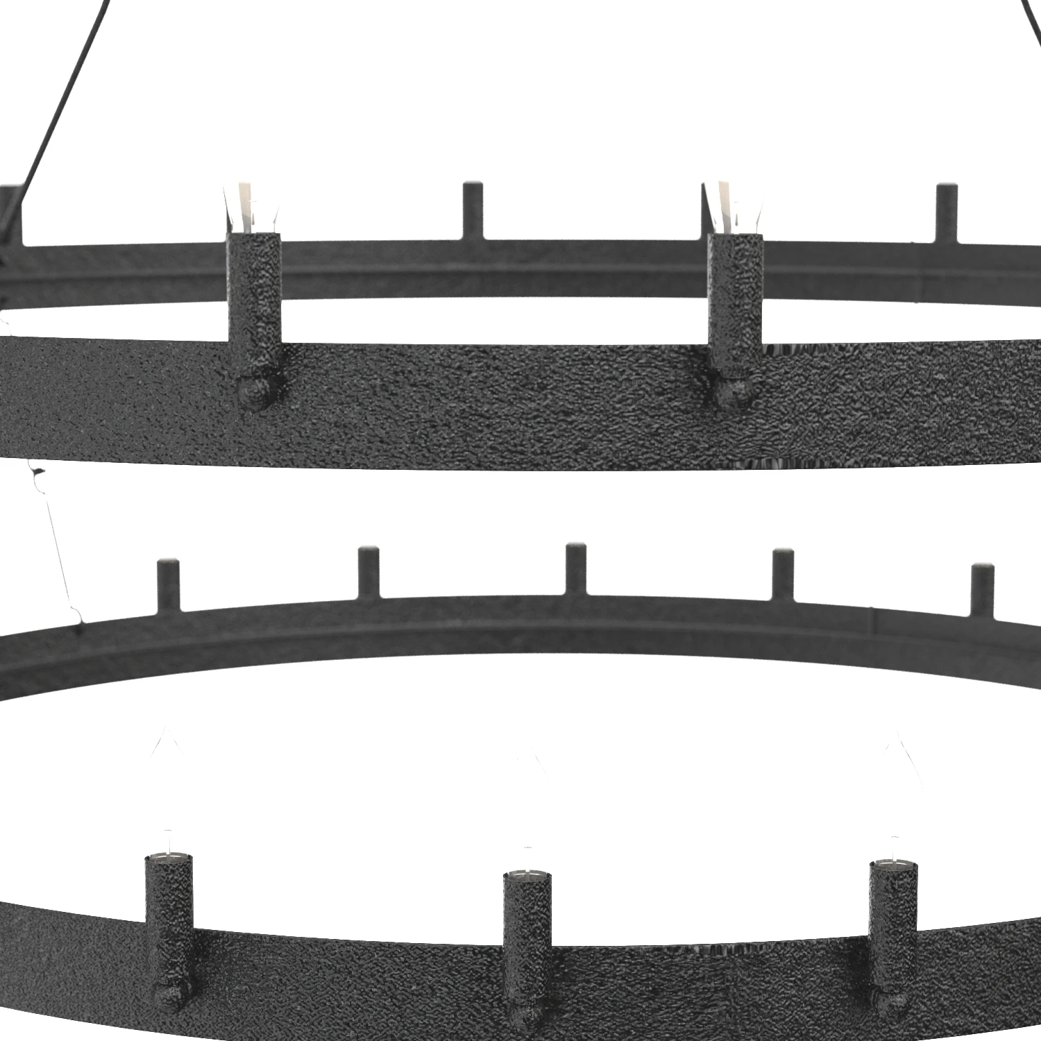 Camino Vintage Candelabra Two-Tier Chandelier 3D Model_05