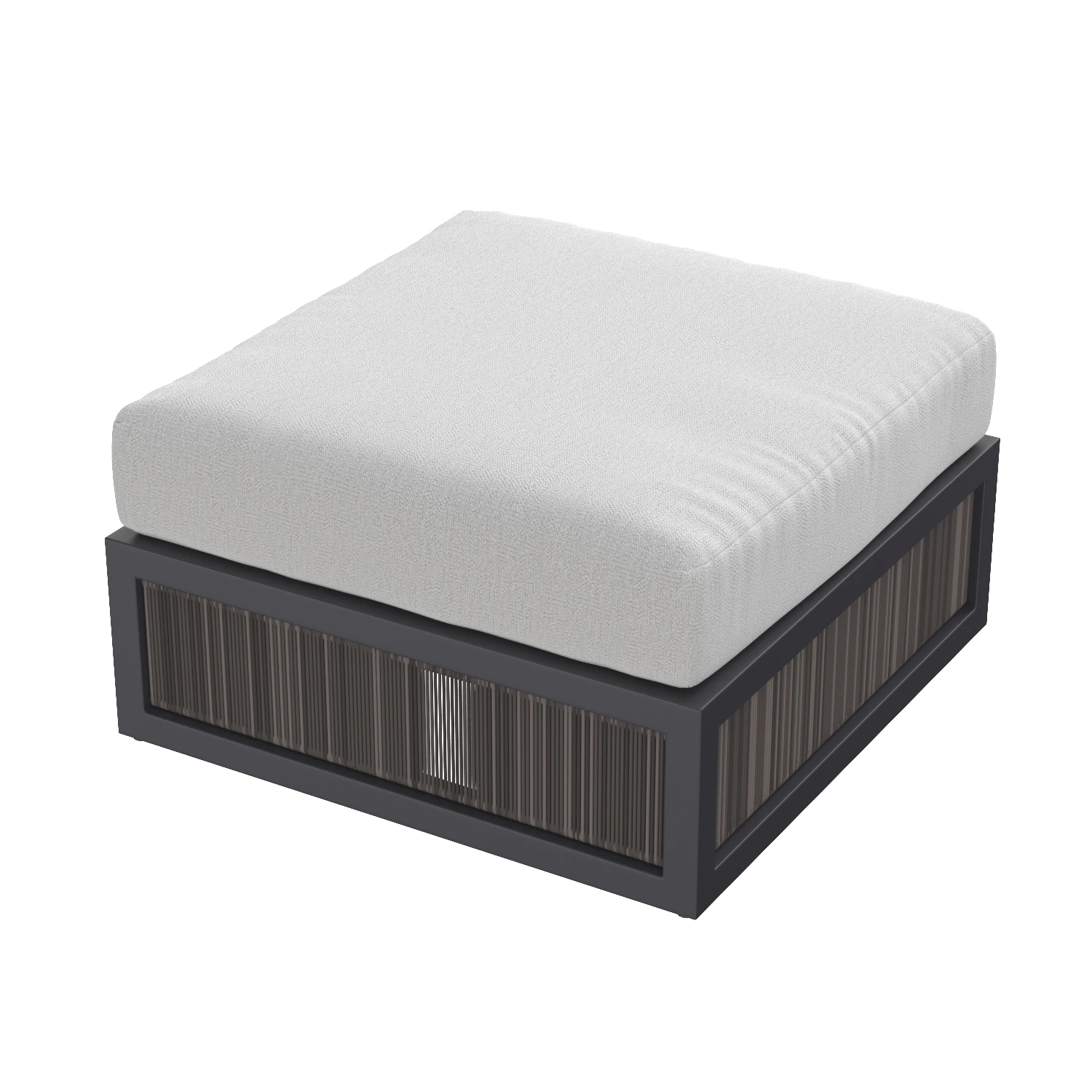 Capri Aluminum Ottoman 3D Model_06
