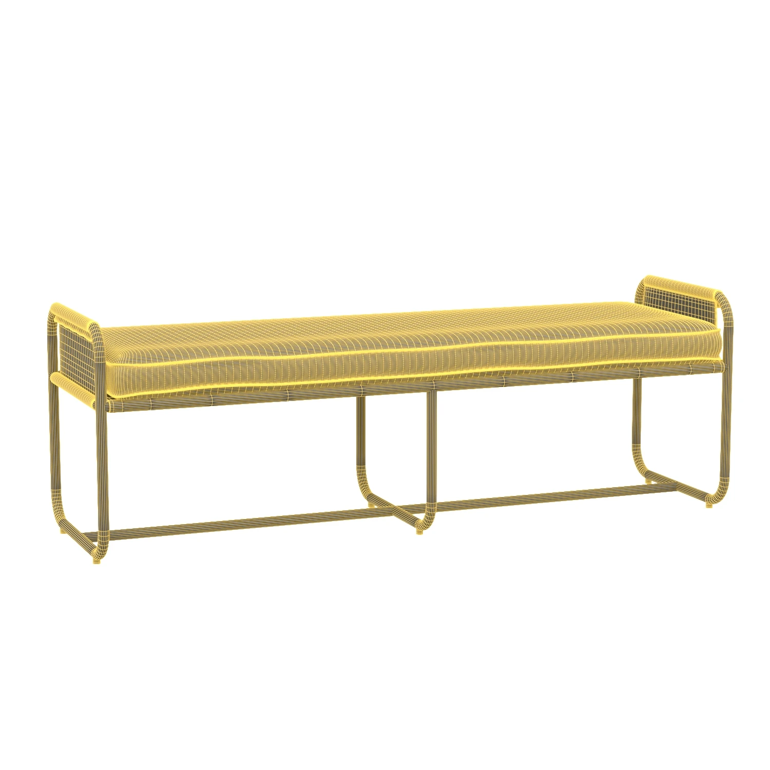 Cheswick Linen Bench 3D Model_07
