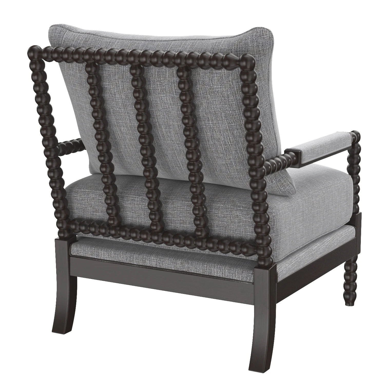 Cushion Back Accent Chair 3D Model_06