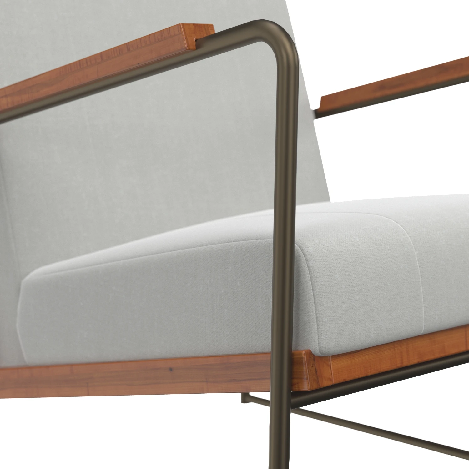 Damian Fabric Accent Arm Chair 3D Model_05