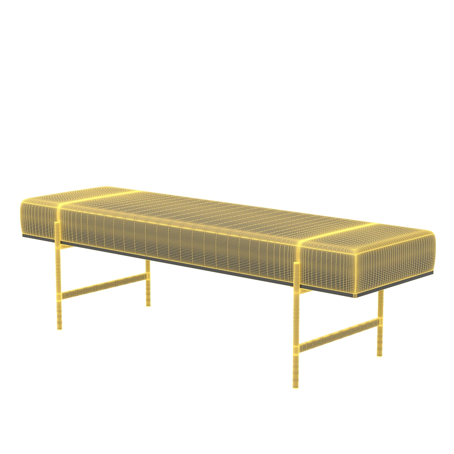 Davian Bench Chacha Limestone 108524 3D Model_07