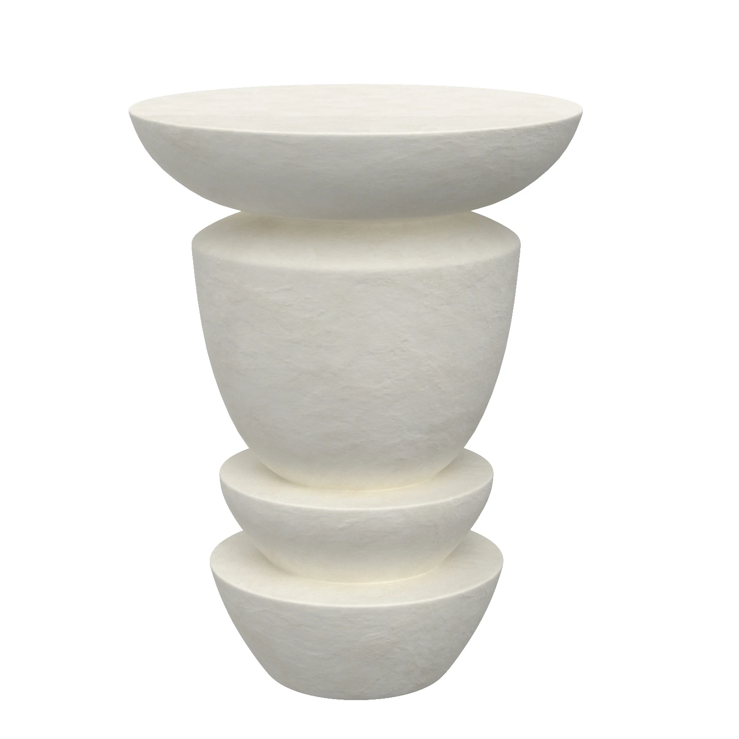 Diego Pedestal Side Table 3D Model_01