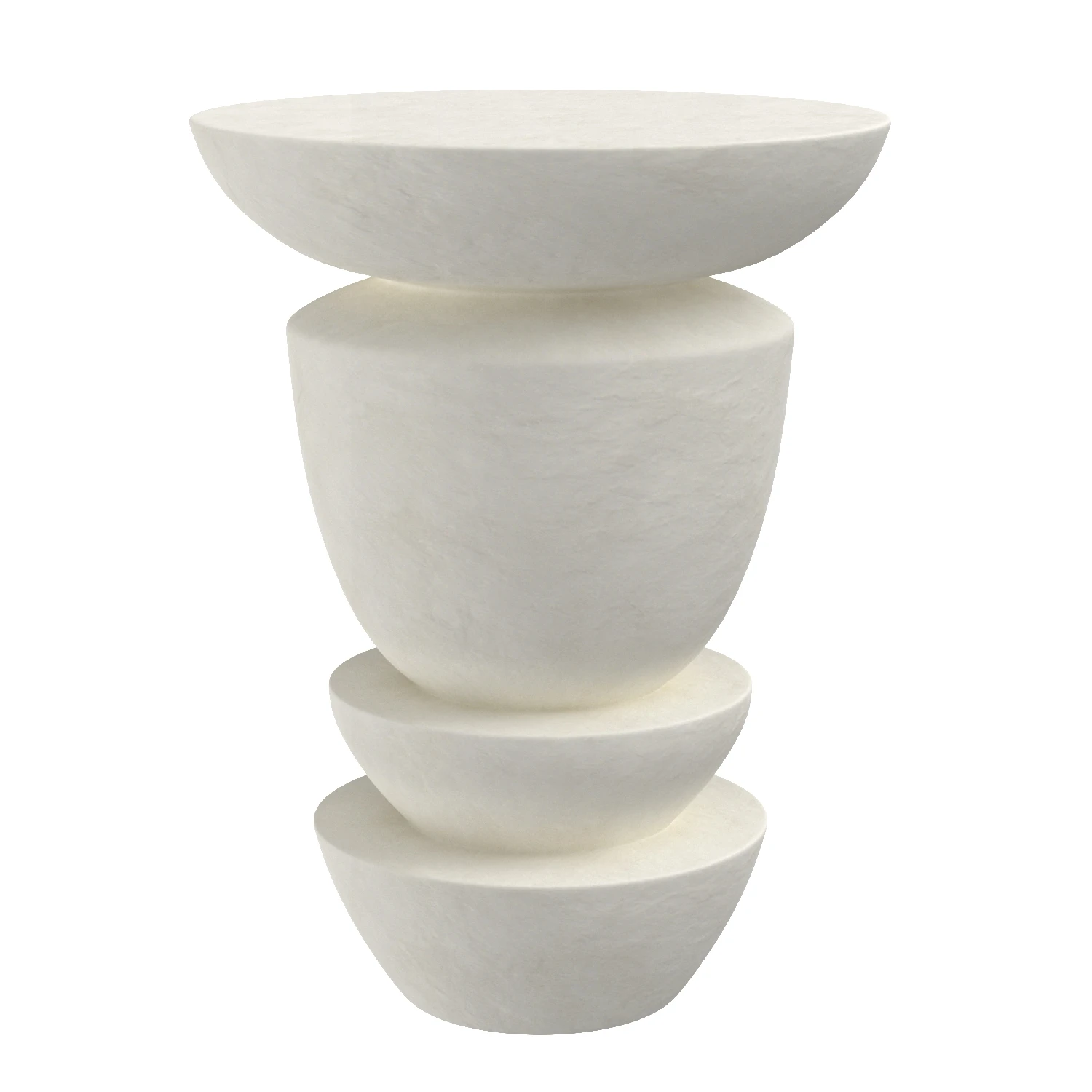 Diego Pedestal Side Table 3D Model_03