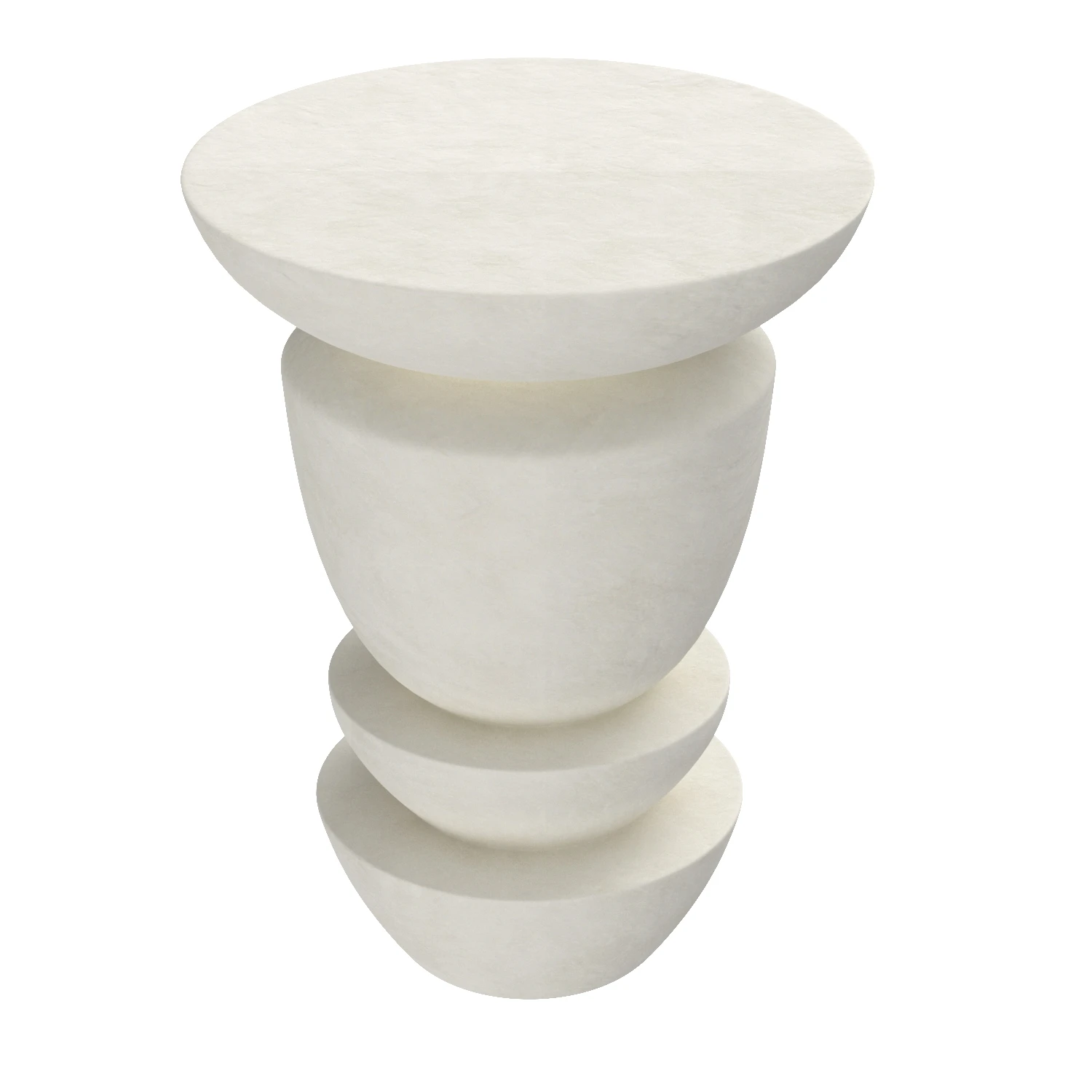 Diego Pedestal Side Table 3D Model_06