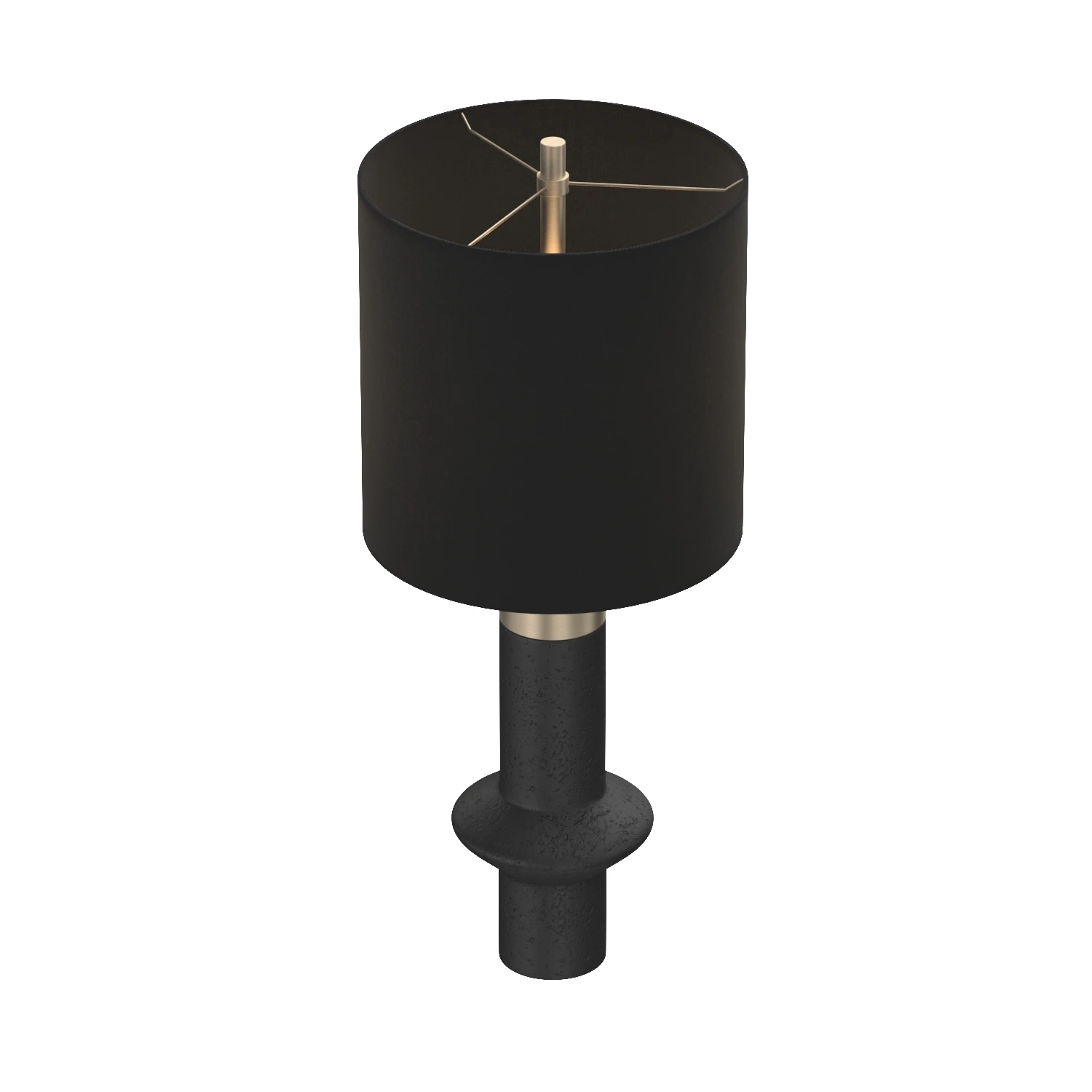 Edge Table Lamp Black 3D Model_06