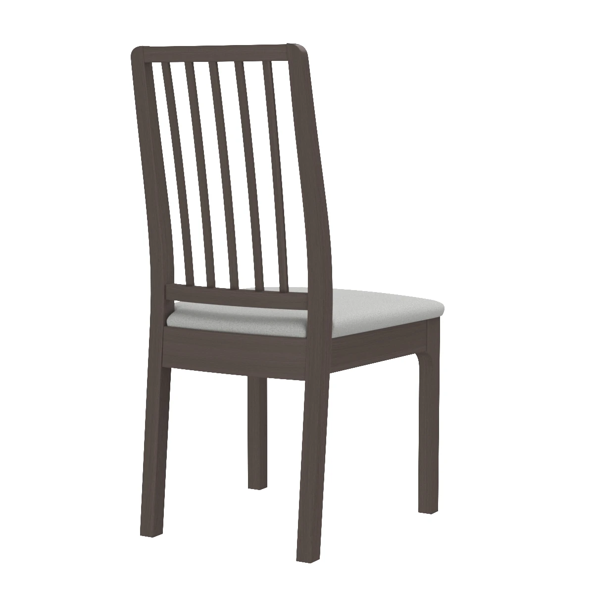 Ekedalen Chair Dark Brown 3D Model_06