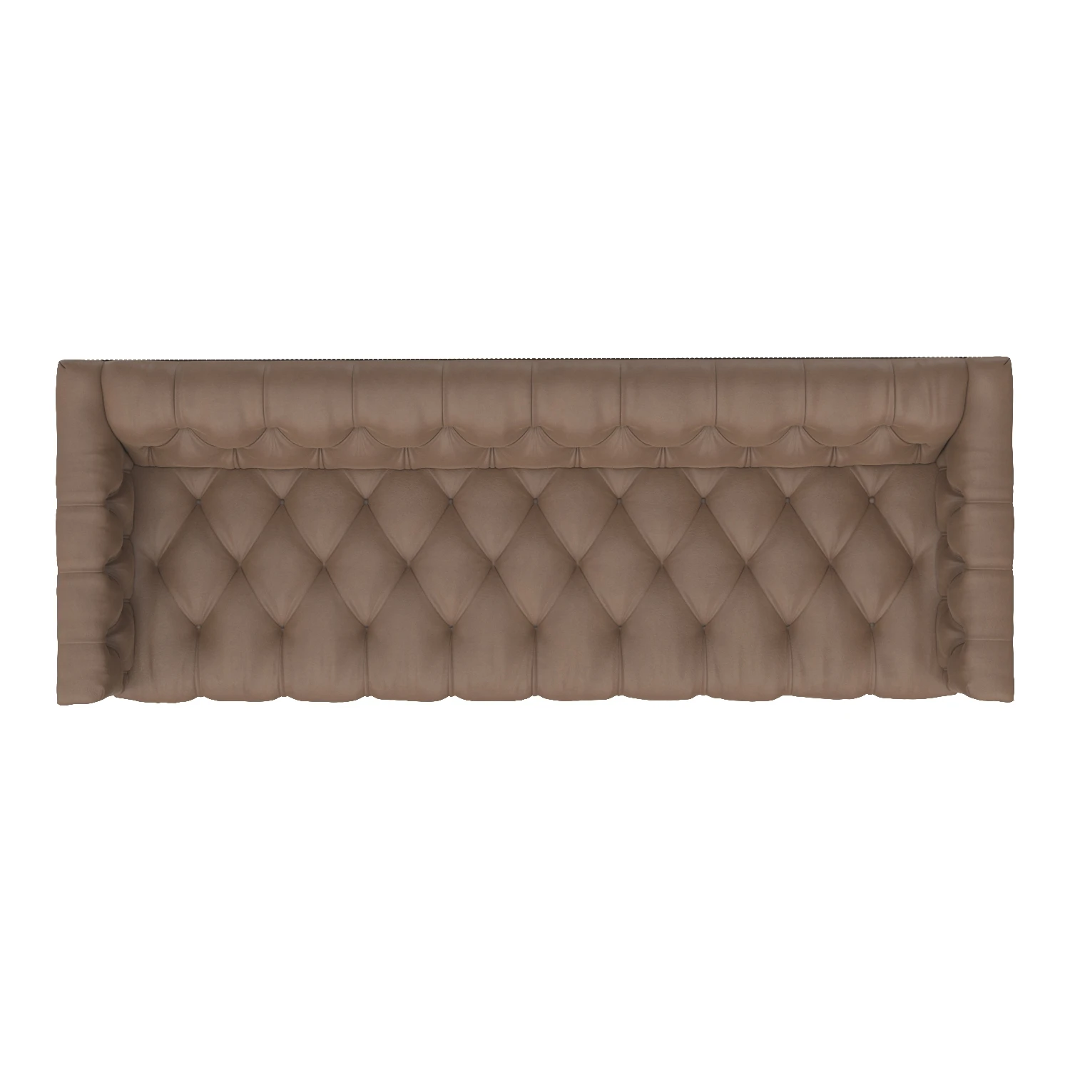 Emmy Rustic Lodge Upholstered Nailhead Trim Tufted Sofa-95 inch 3D Model_04
