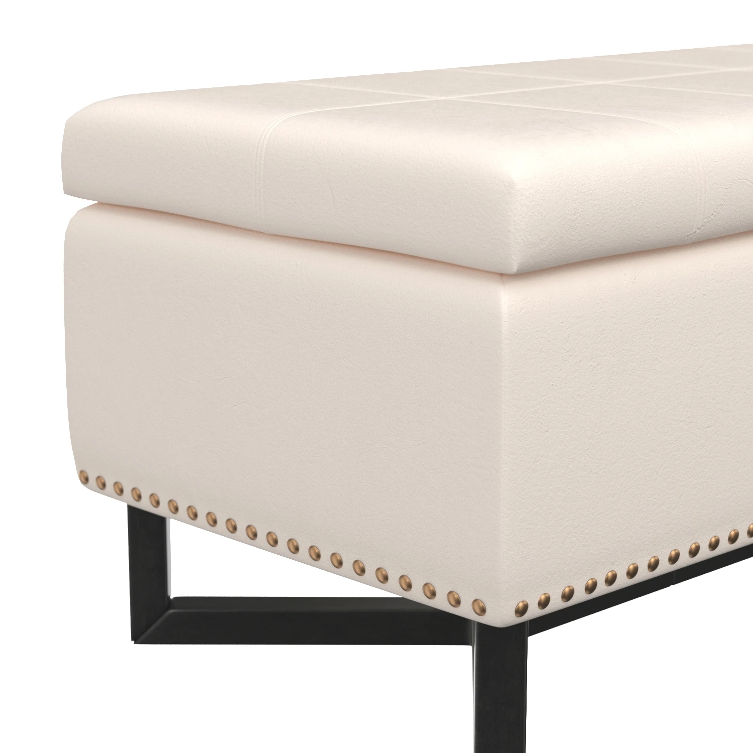 Esther Modern Upholstered Storage Ottoman 3D Model_05