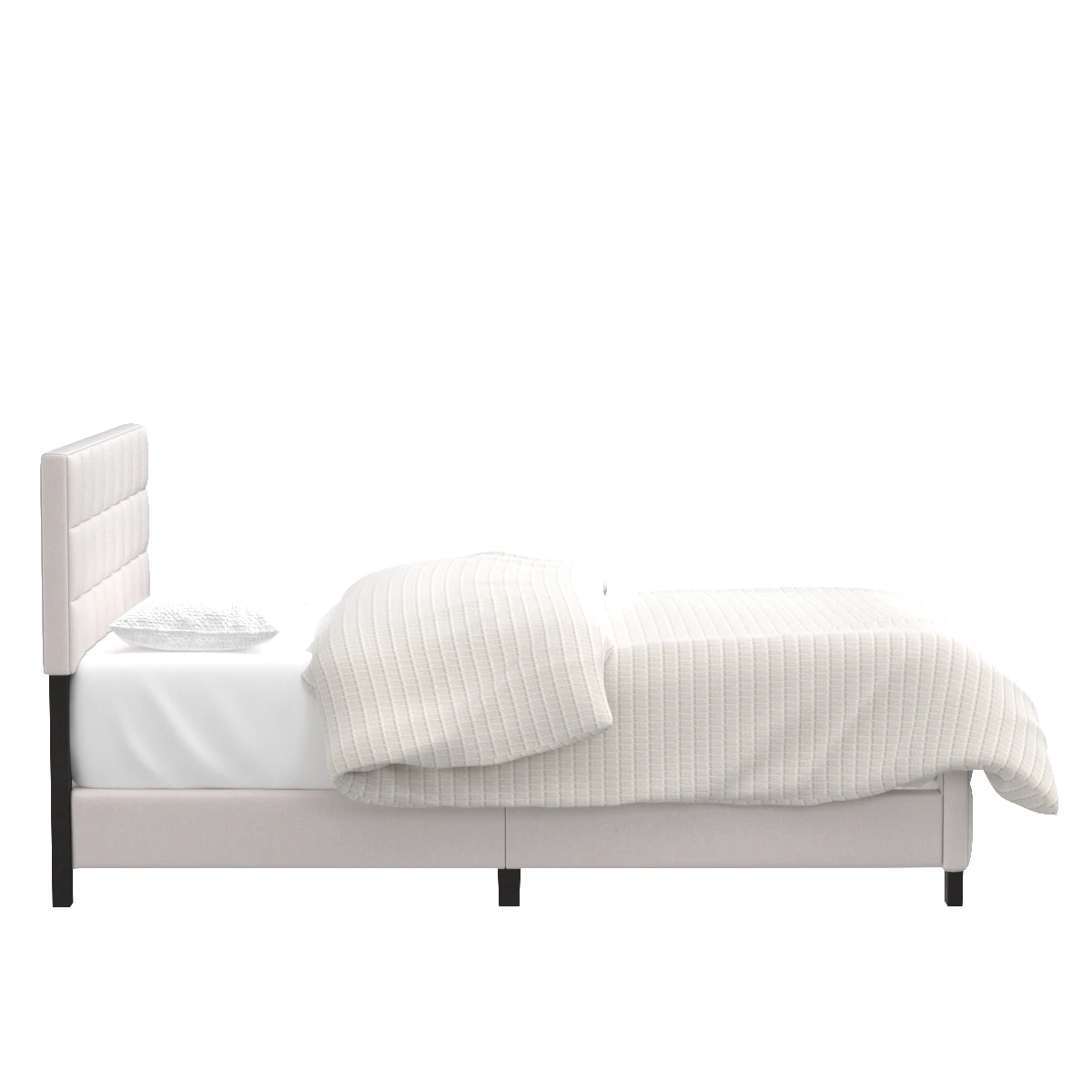 Fairfield Twin Upholstered Panel Bed Beige 305952T 3D Model_03