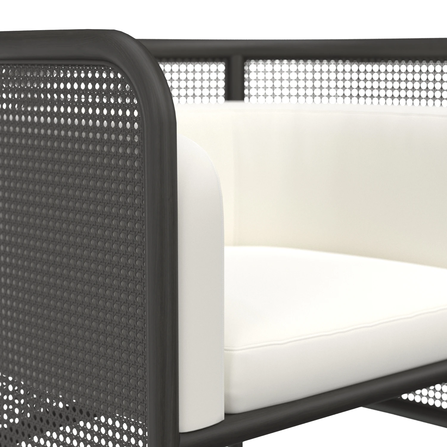 Fields Cane Black And White Chair 3D Model_05