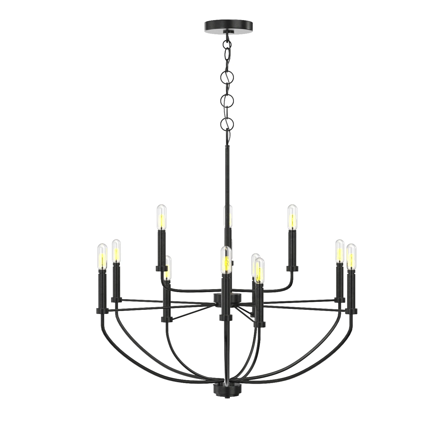 Foreman 9 - Light Candle Style Classic Chandelier 3D Model_06