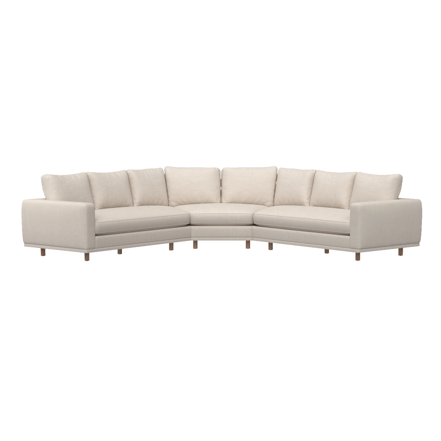 Four Hands Dom 3-Piece Sectional FH-223071-001 3D Model_03