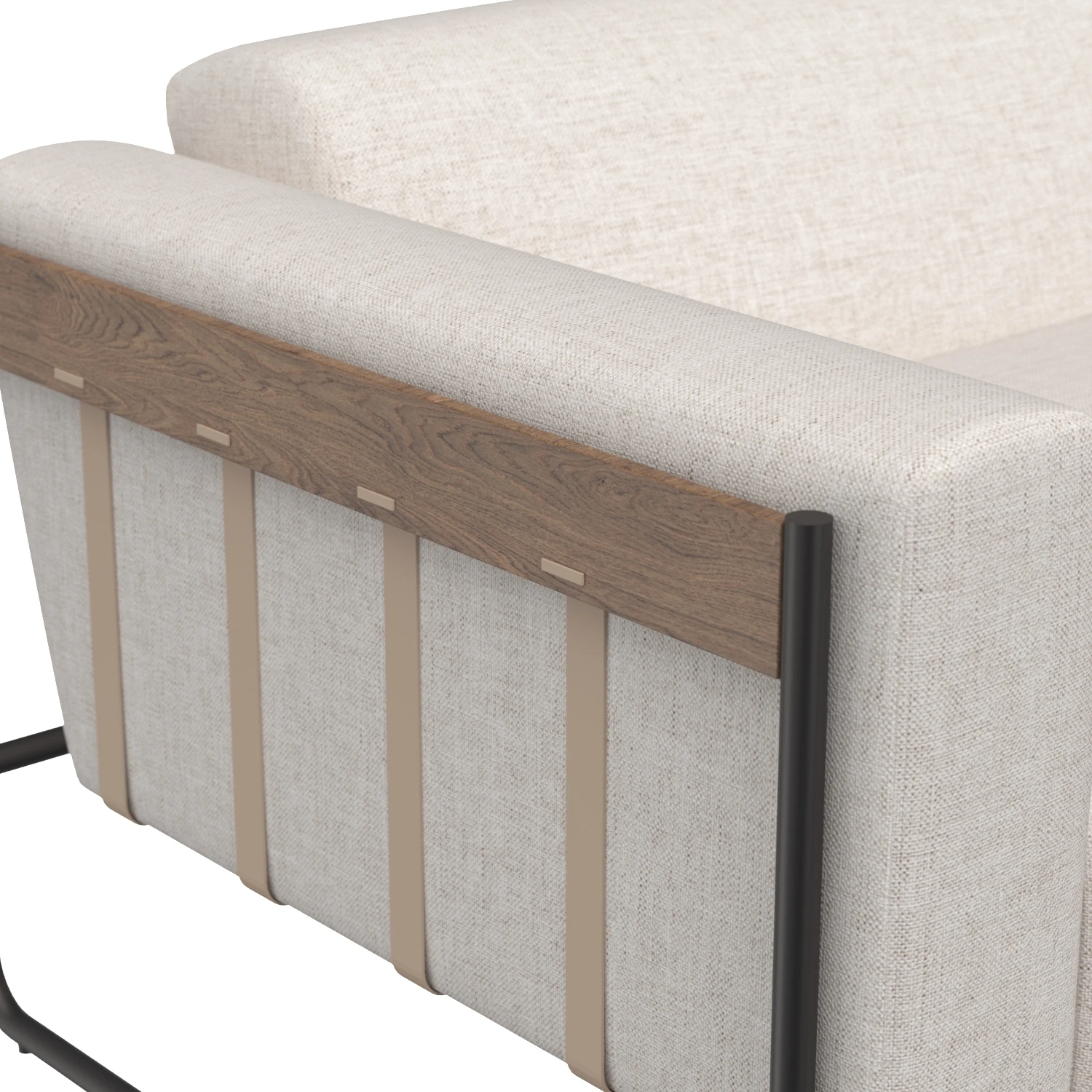 Four Hands Ella Sofa Gable Taupe 108988-004 3D Model_05