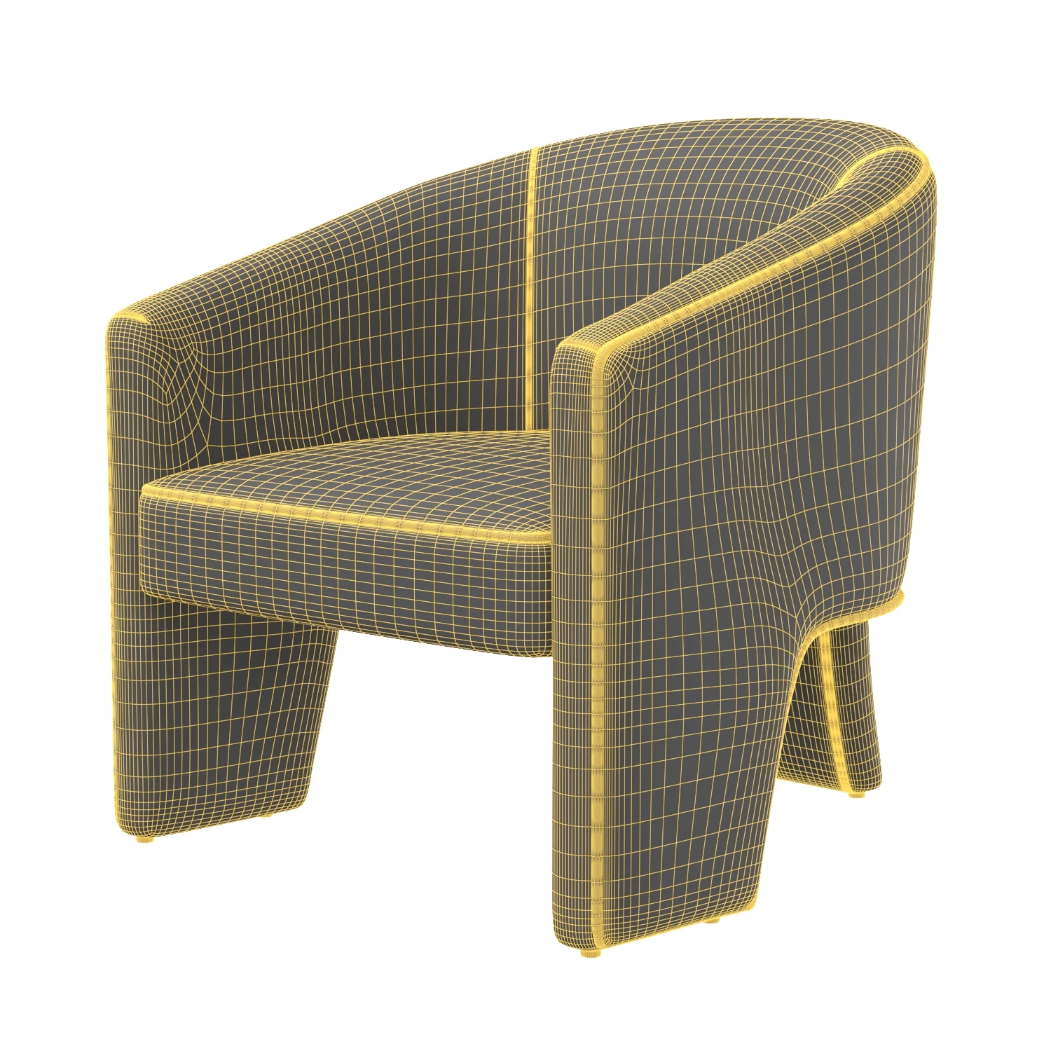 Four hands Fae chair 3D Model_07
