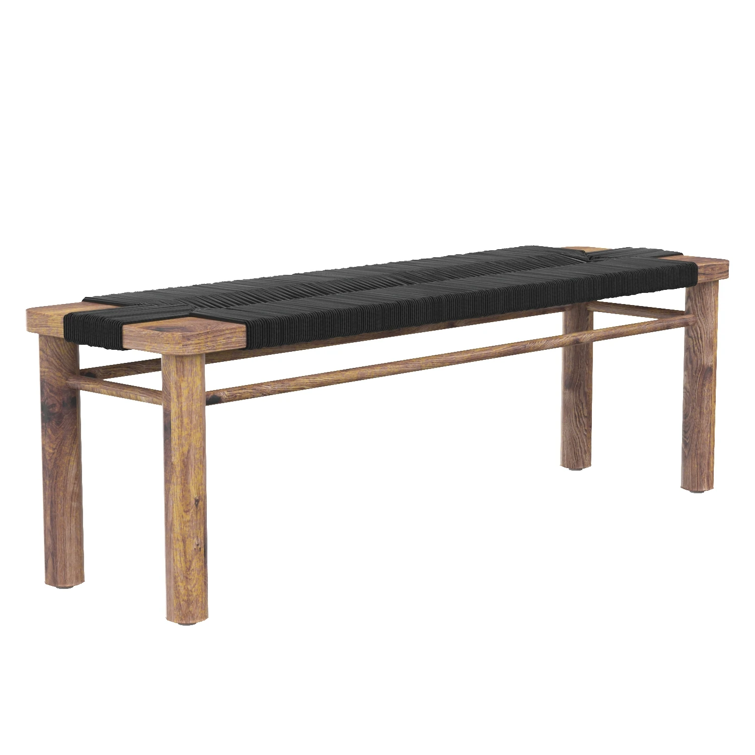 Four Hands Shona Bench 3D Model_01