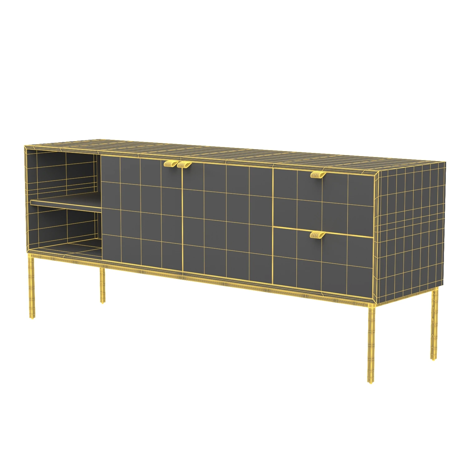 Graham 69 in Media Cabinet 3D Model_07