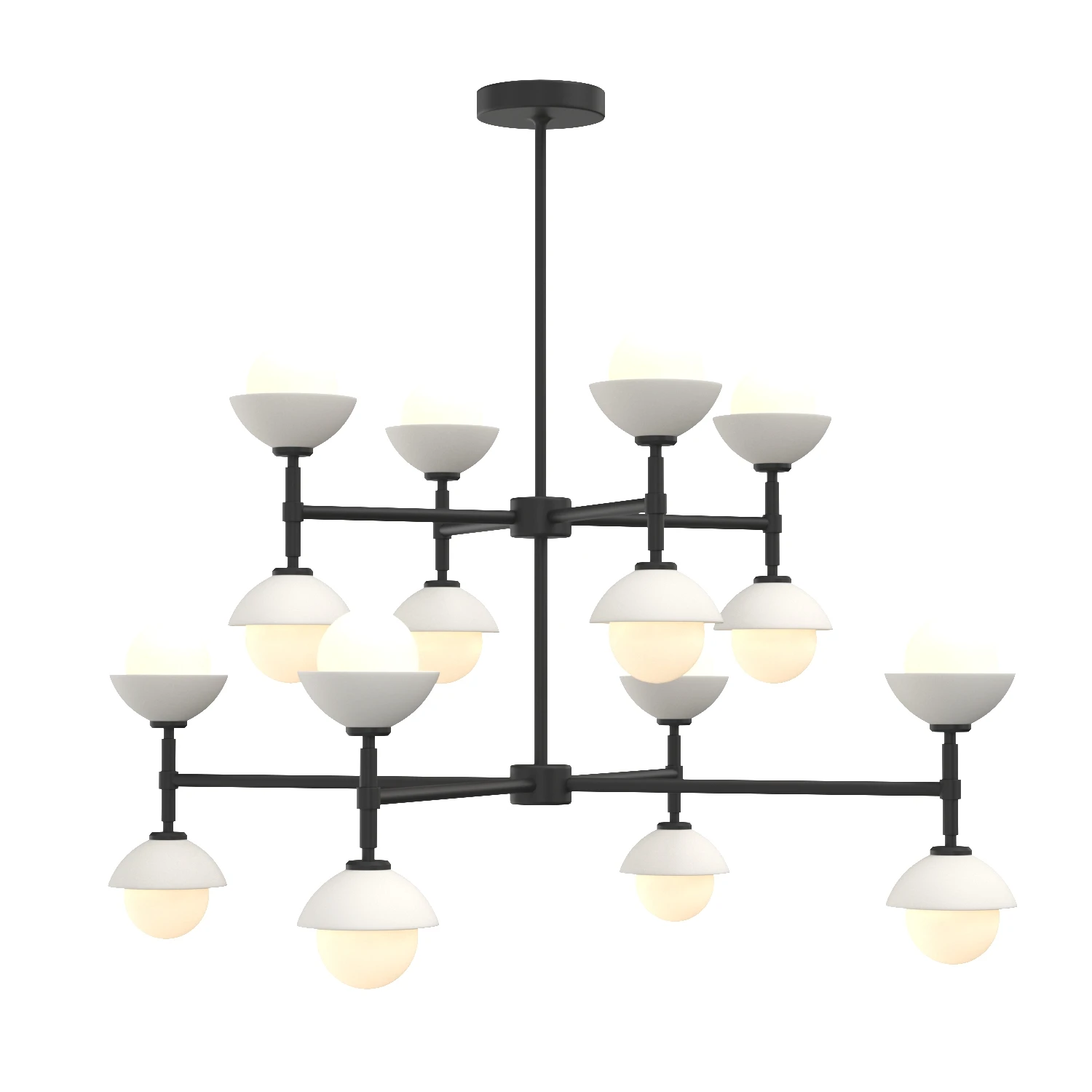 Greenwich 38 inch 2-Tier Chandelier 3D Model_01