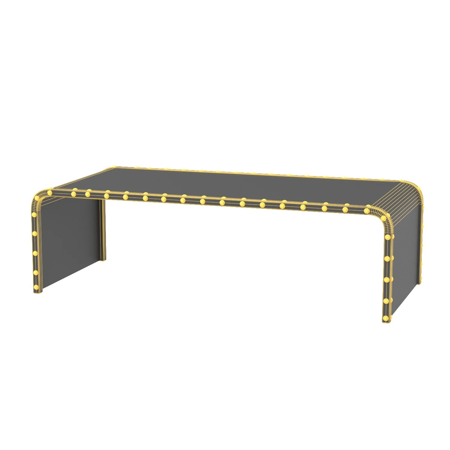 Gunmetal Industrial Coffee Table 3D Model_07