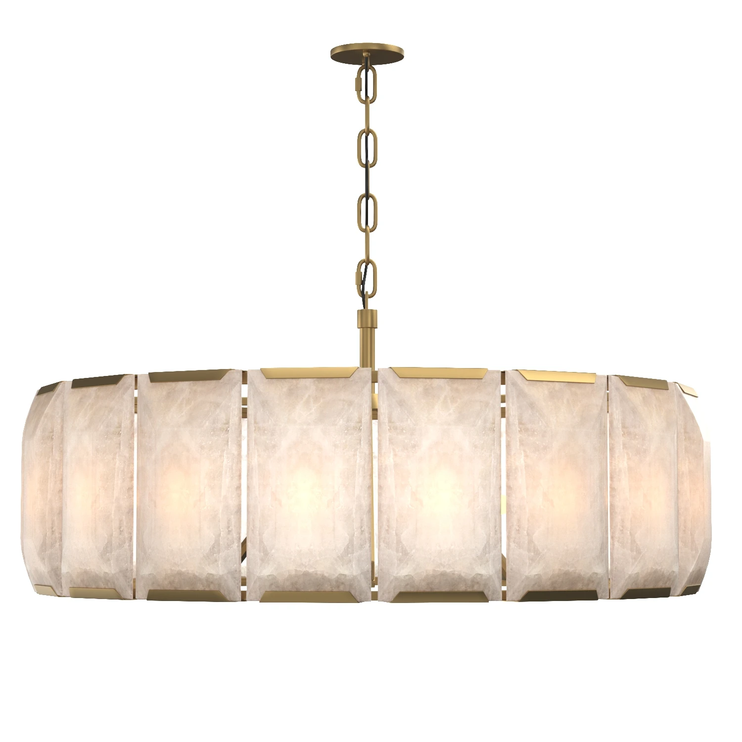 Harlow Calcite Round Chandelier 43in 3D Model_03