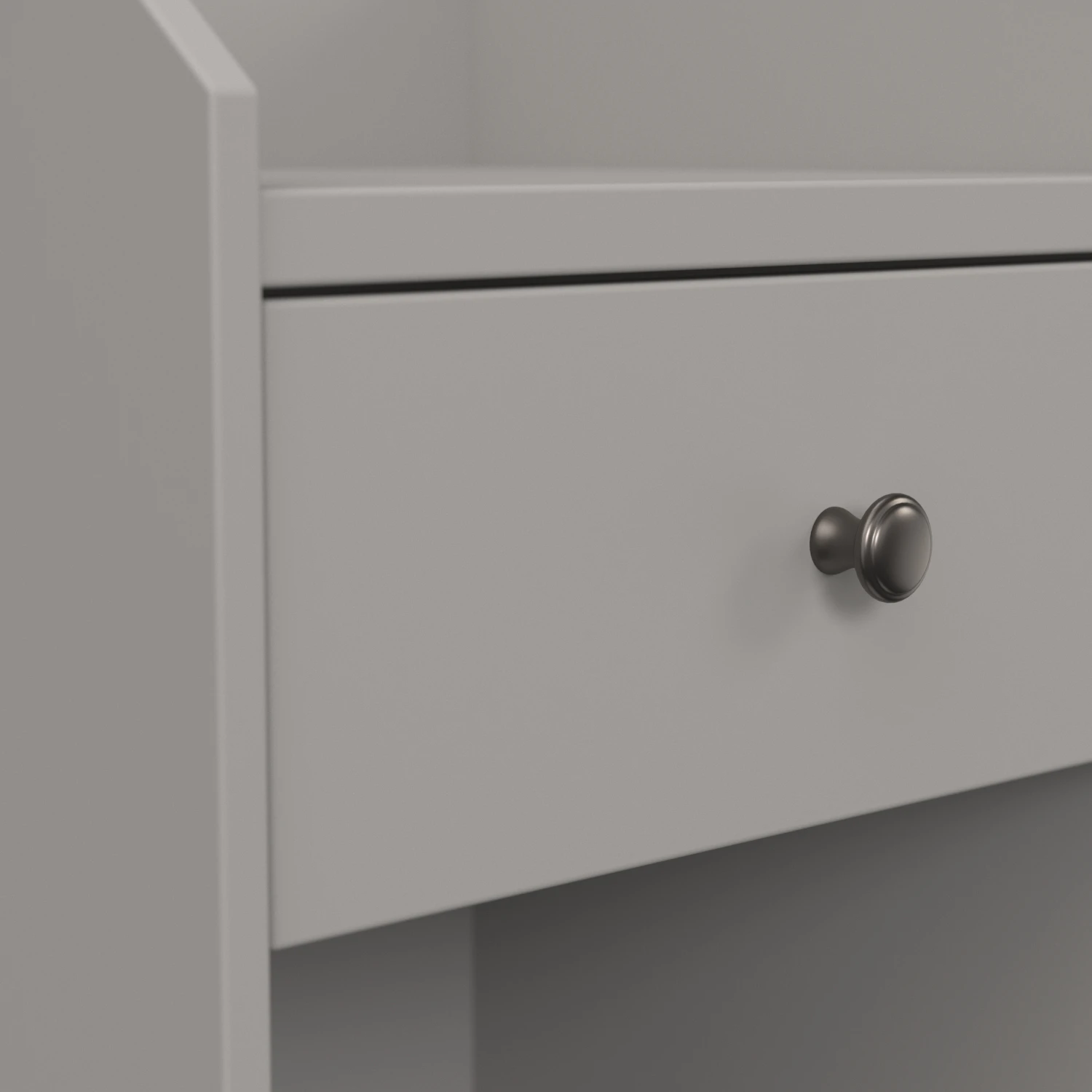 Hauga Nightstand Gray 3D Model_05