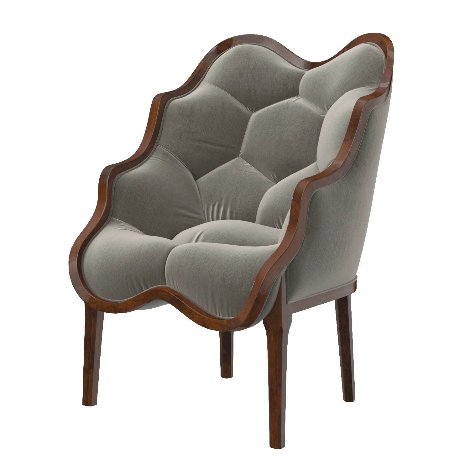 Hexagonal Cocktail Armchair 3D Model_07