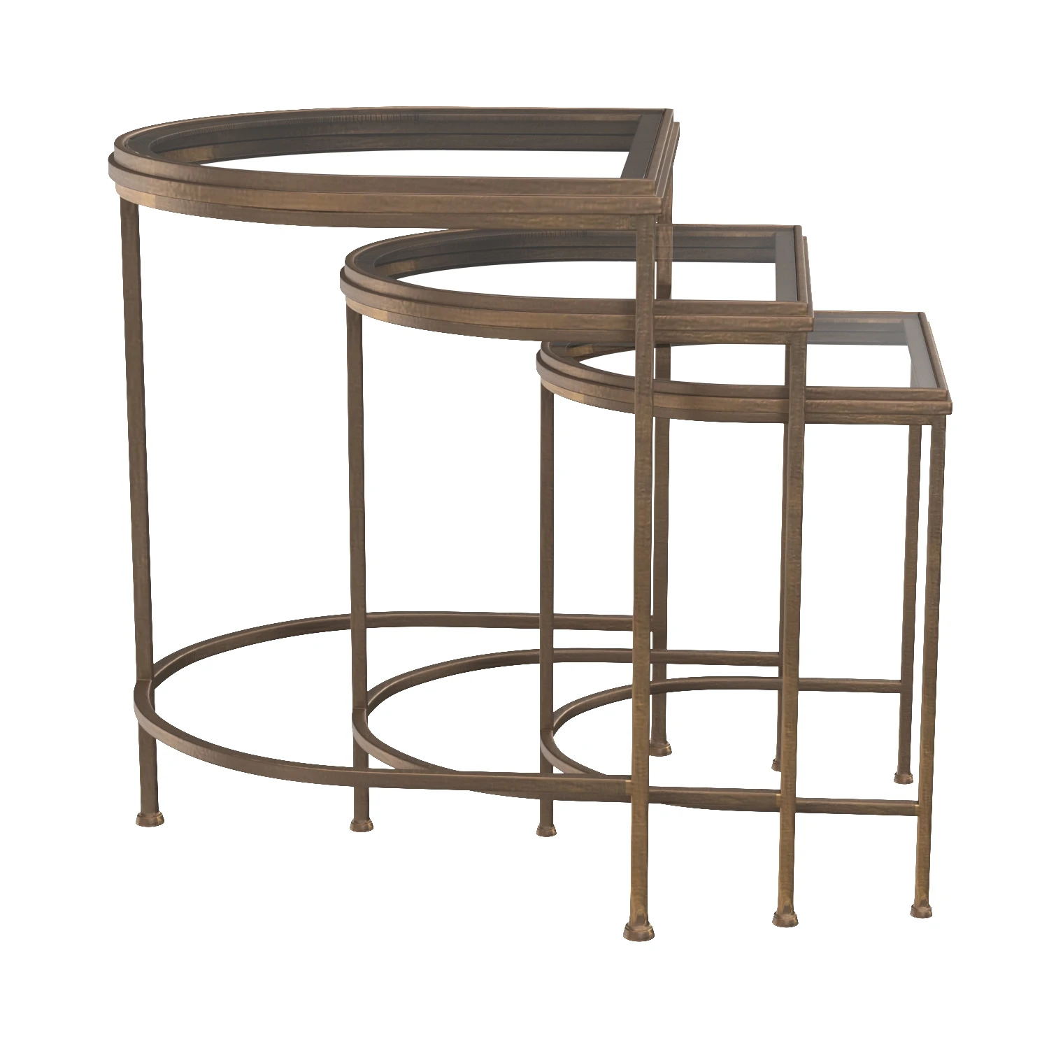 India Nesting Tables 3D Model_03