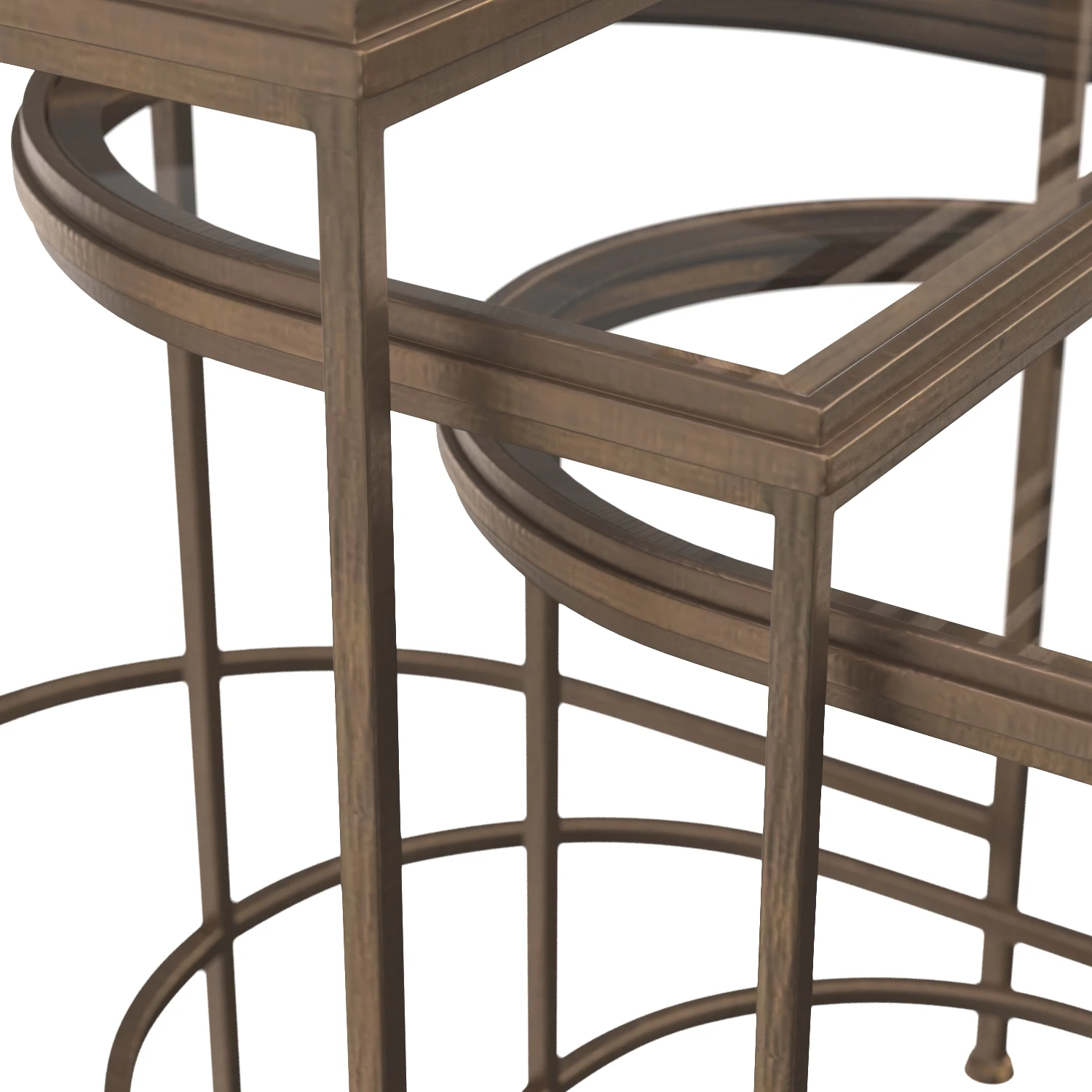 India Nesting Tables 3D Model_05